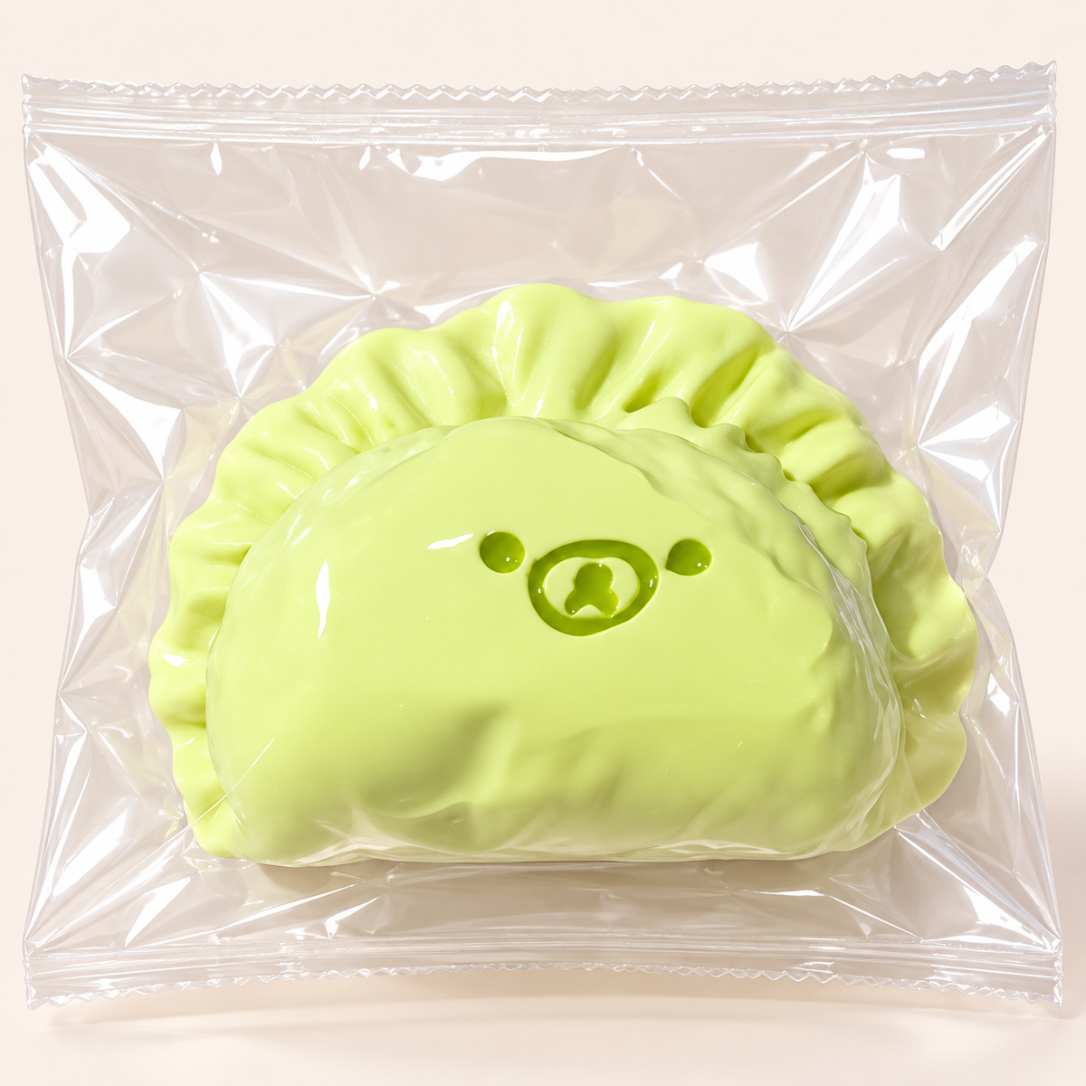 【Soft Butter】 Bear Dumpling Squishy – Available in 7 Colors