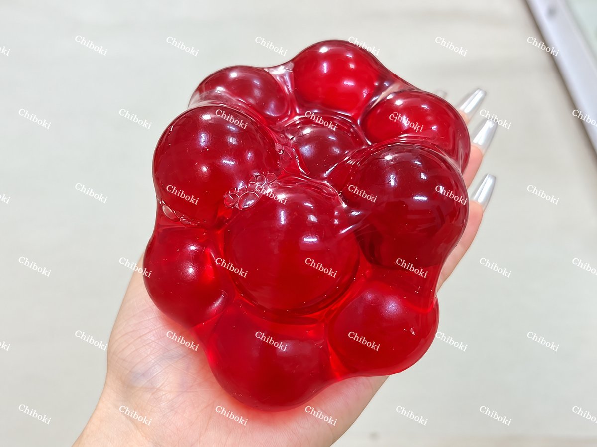 Chiboki Big Pebble Squishy Ball – Chunky Bead Texture Sensory Fidget Toy