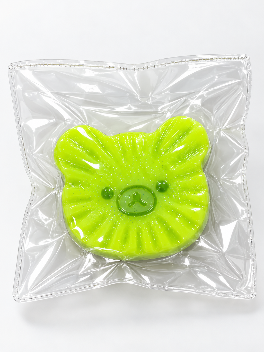 Frozen Butter Kiwi Bear Squishy – Soft Slow-Rising Stress Relief Toy