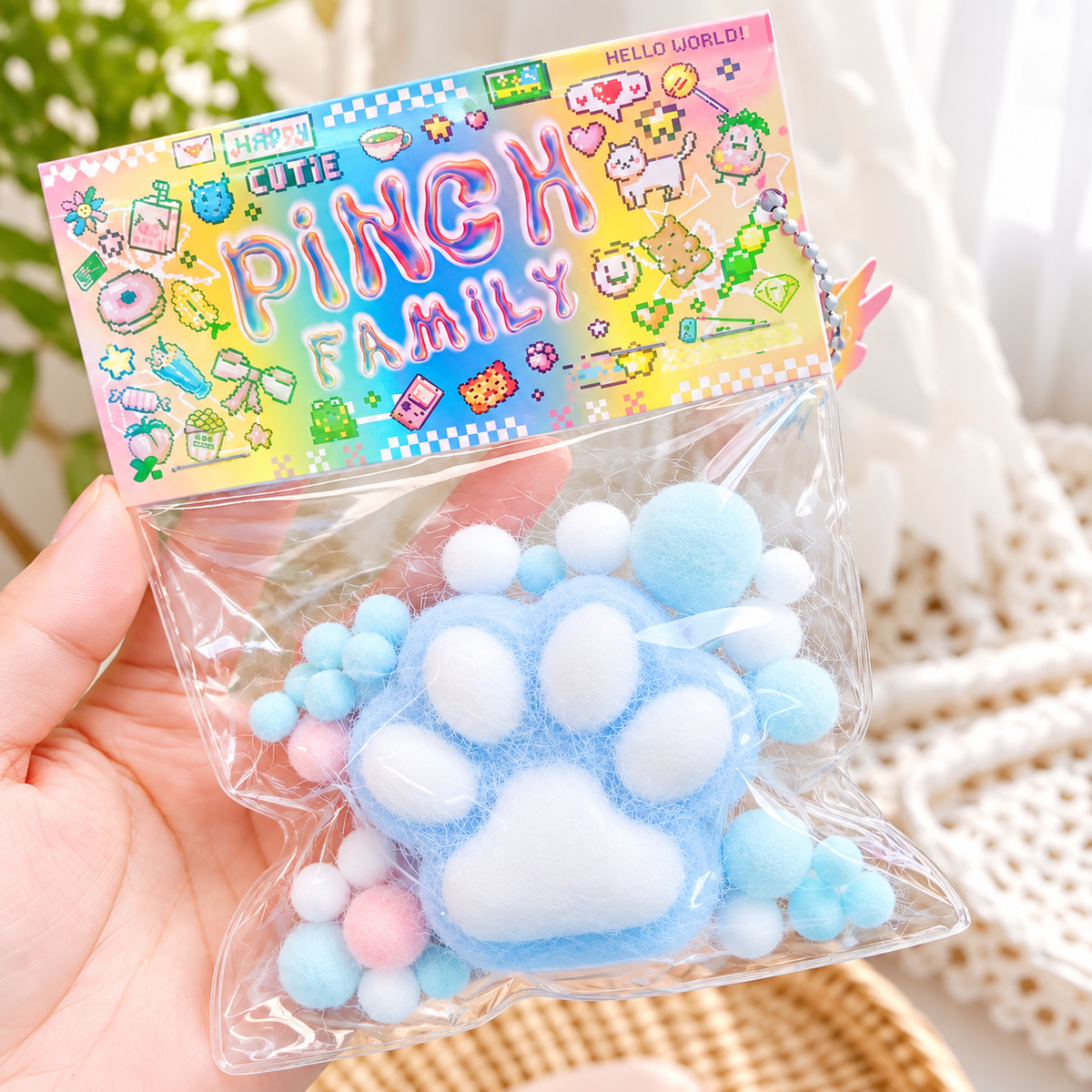 Little Fuzzy Cat Paw Squishy