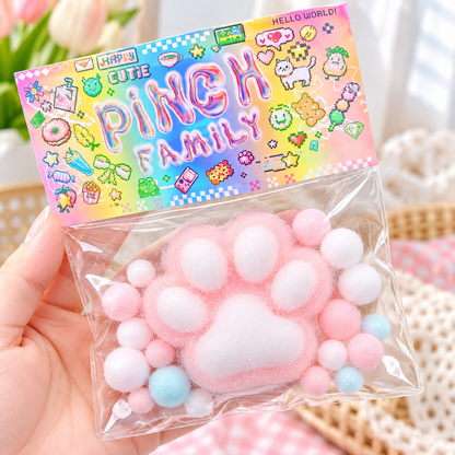 Little Fuzzy Cat Paw Squishy