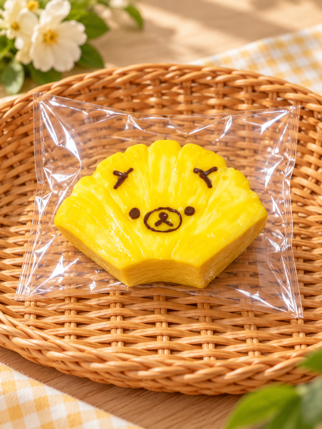 Frozen Butter Pineapple Bear Squishy – Slow-Rising Stress Relief Toy