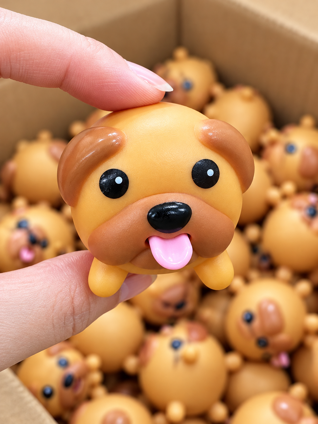 Silly Tongue Puppy Squishy – Mini Stress Relief Toy