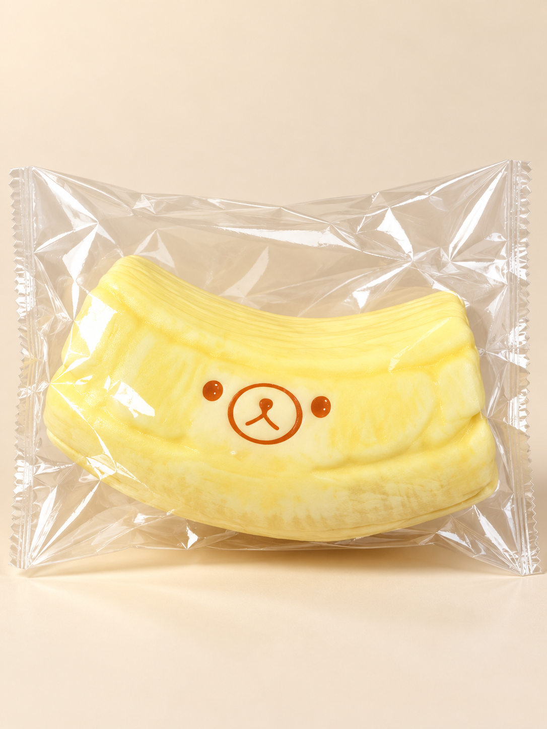 Frozen Butter Banana Bear Squishy Toy