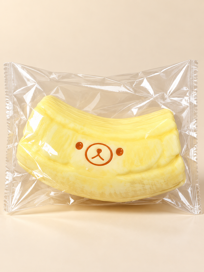 Frozen Butter Banana Bear Squishy Toy