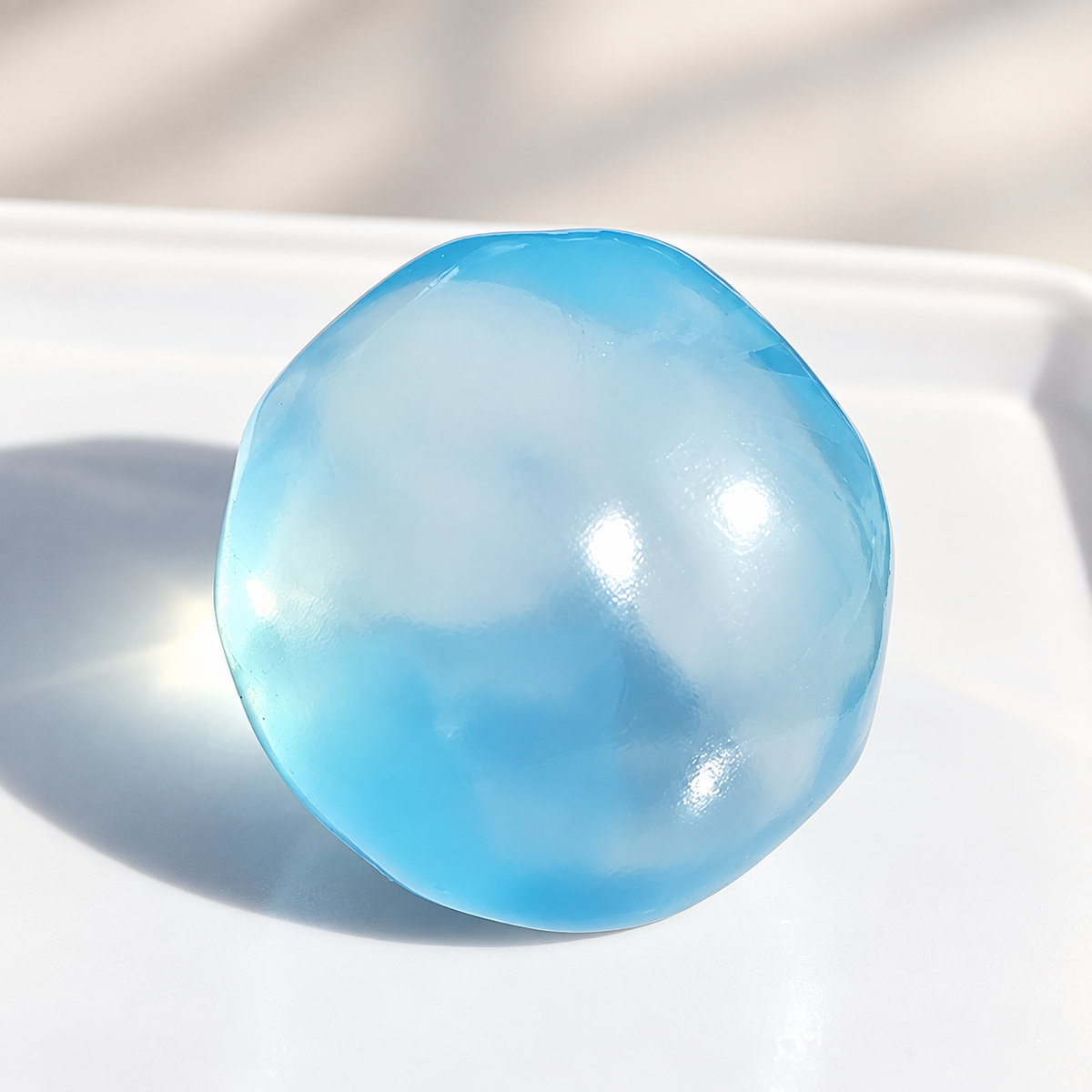 Crystal Pink Jelly Stress Ball