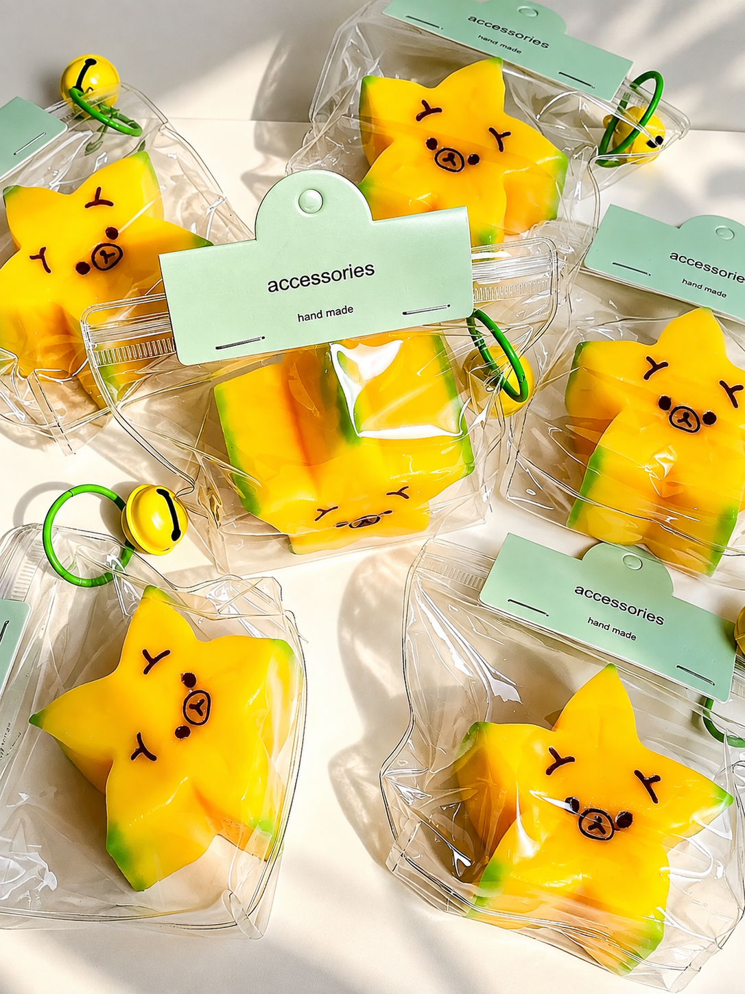 Frozen Butter Star Fruit Bear Squishy