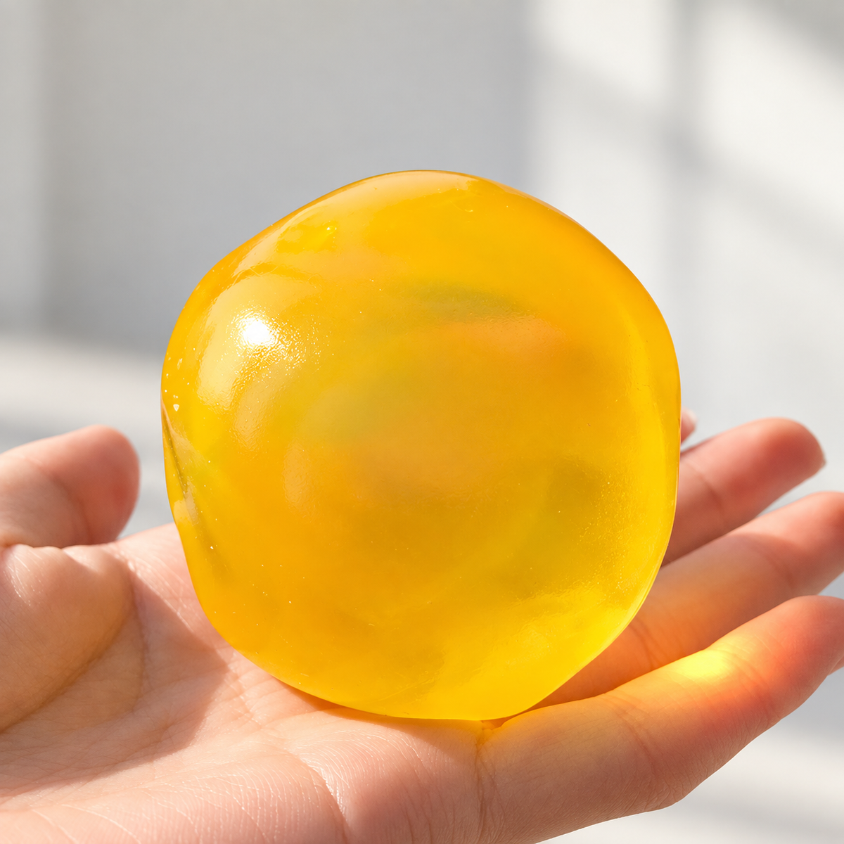 Crystal Pink Jelly Stress Ball