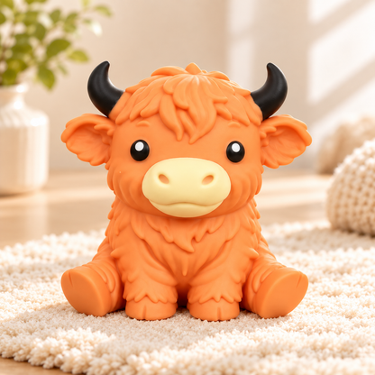 Jumbo Highland Cow Squishy Toy