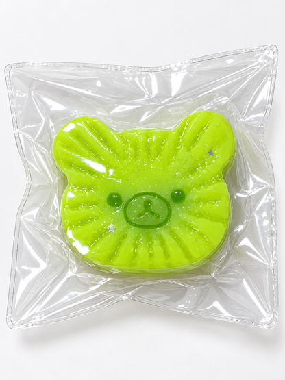 Frozen Butter Kiwi Bear Squishy – Soft Slow-Rising Stress Relief Toy