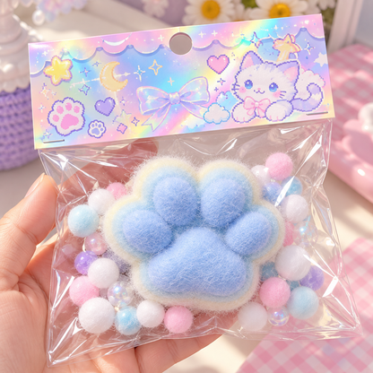 Little Fuzzy Cat Paw Squishy