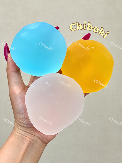 Authentic Chiboki Frosted Juice Mochi Squishy – 3 Colors
