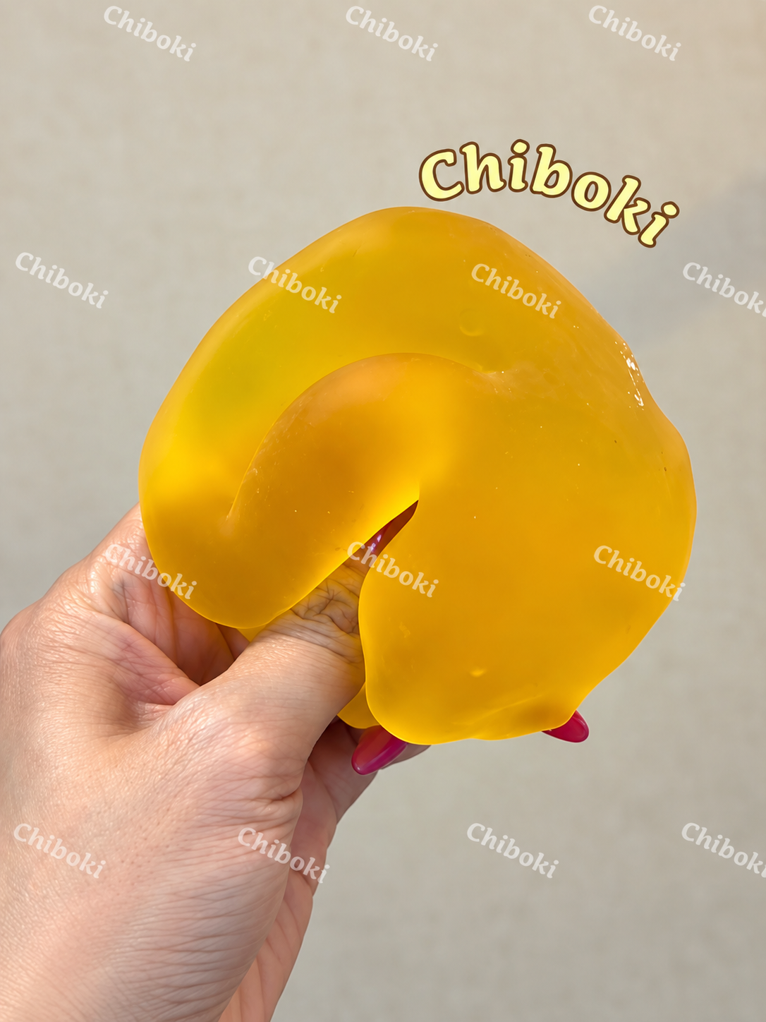 Authentic Chiboki Frosted Juice Mochi Squishy – 3 Colors
