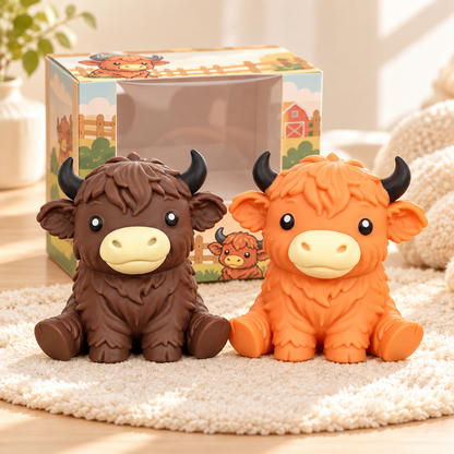 Jumbo Highland Cow Squishy Toy