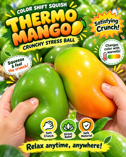 Color-Changing Crunchy Mango Squishy