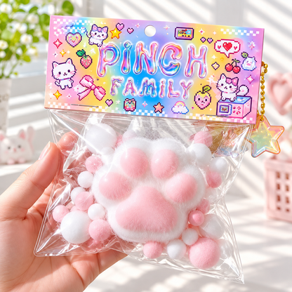 Little Fuzzy Cat Paw Squishy