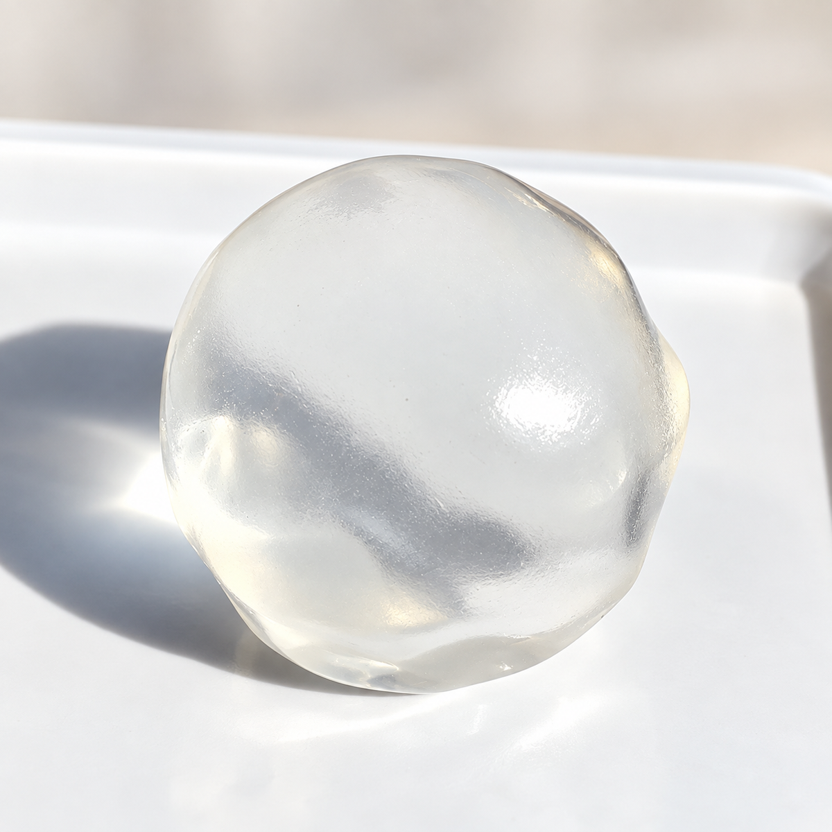 Crystal Pink Jelly Stress Ball
