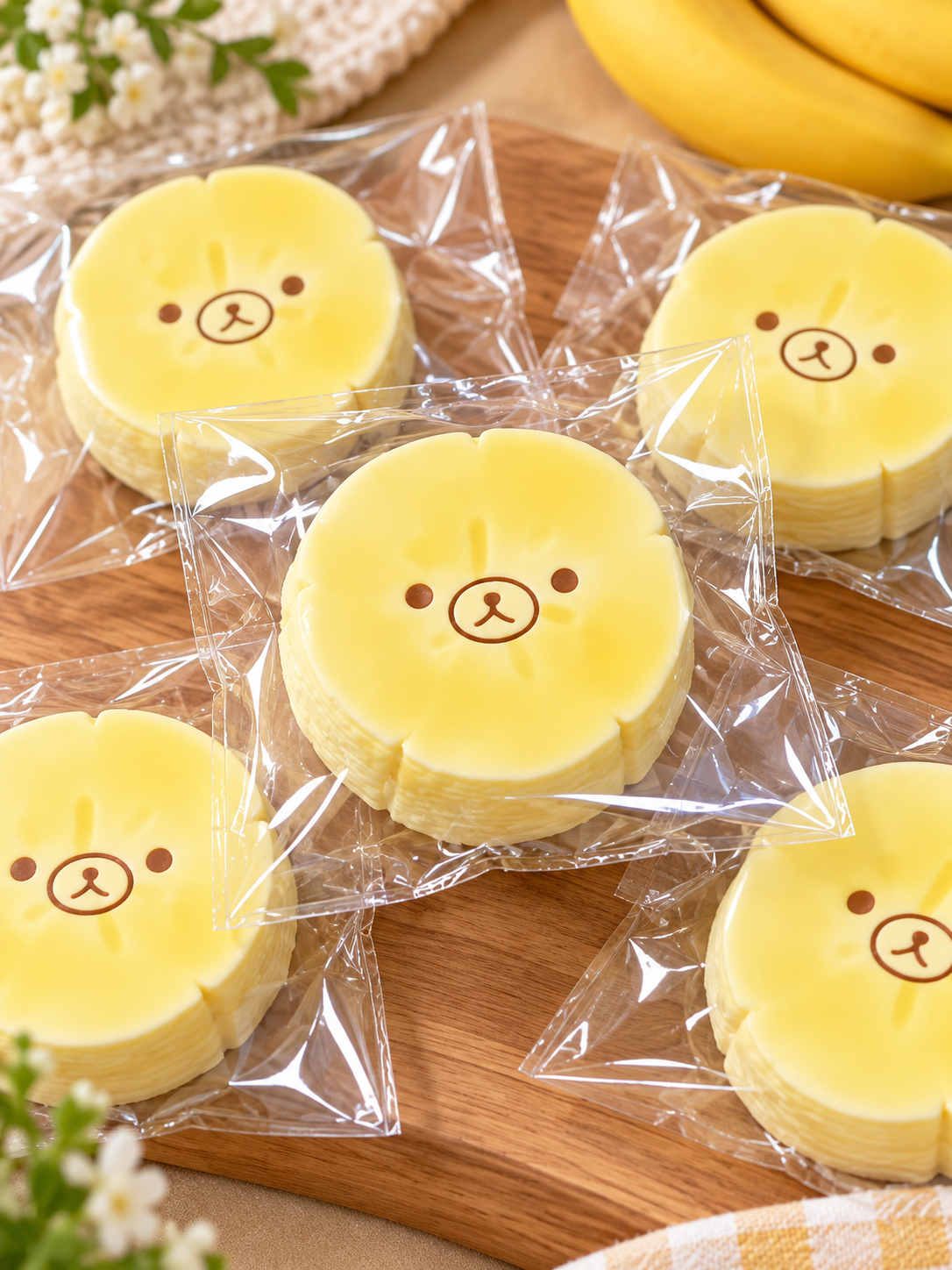 Frozen Butter Banana Bear Squishy Toy