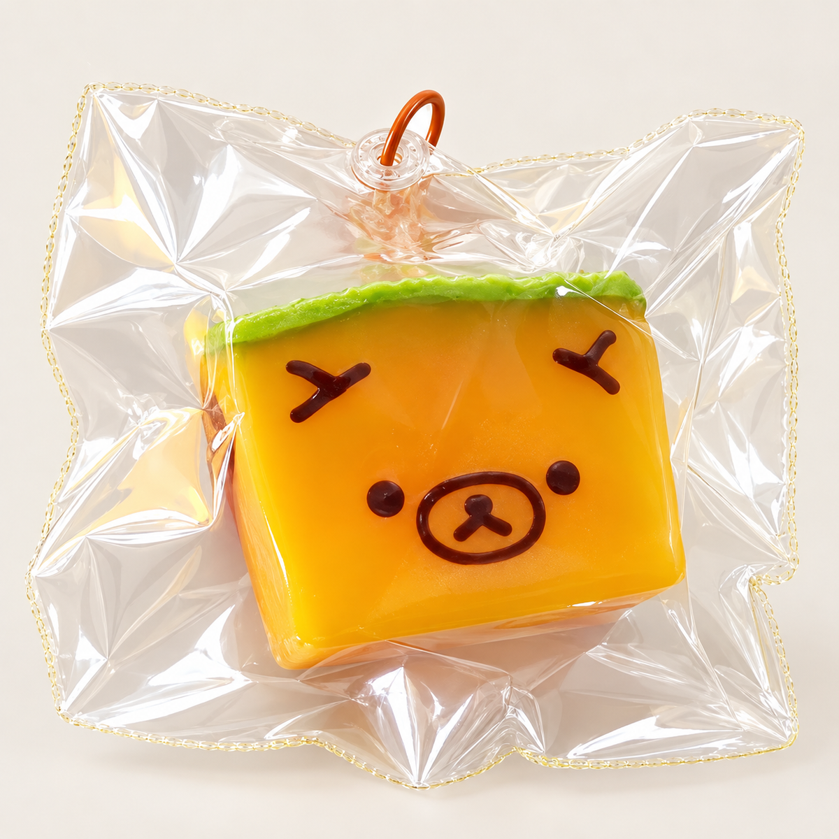 Green Melon, Yellow Melon & Coconut  White Bear Squishy Toy