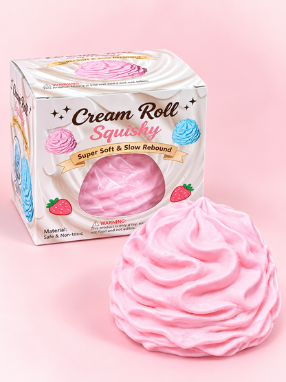Whipped Cream Squishy Toy