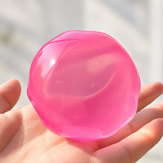 Crystal Pink Jelly Stress Ball