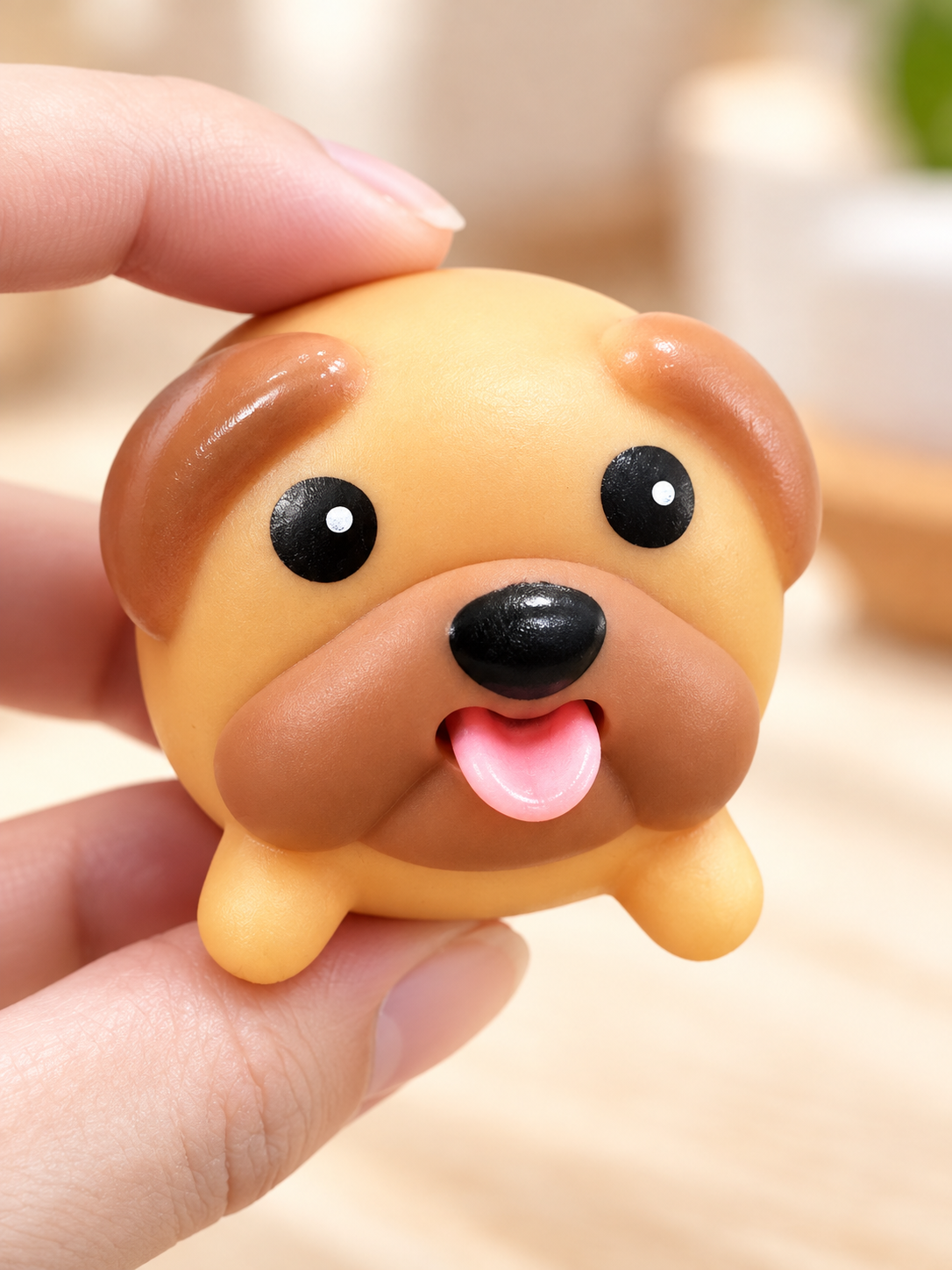 Silly Tongue Puppy Squishy – Mini Stress Relief Toy