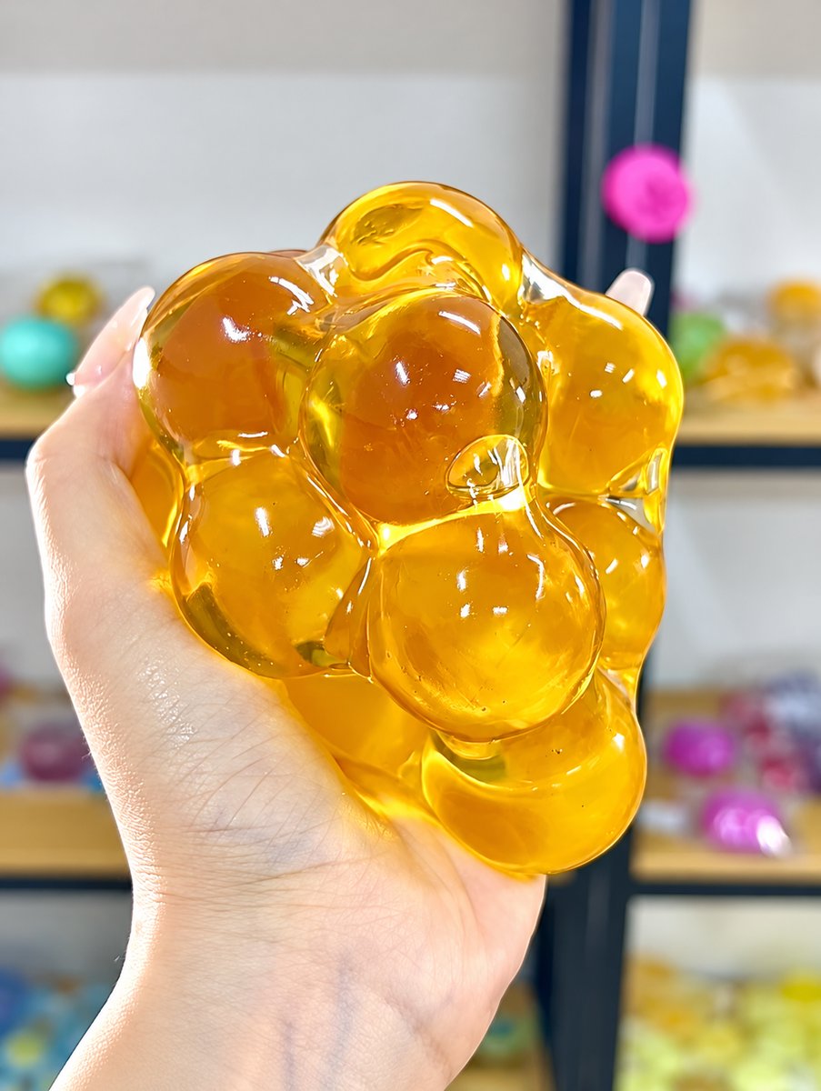 Chiboki Big Pebble Squishy Ball – Chunky Bead Texture Sensory Fidget Toy