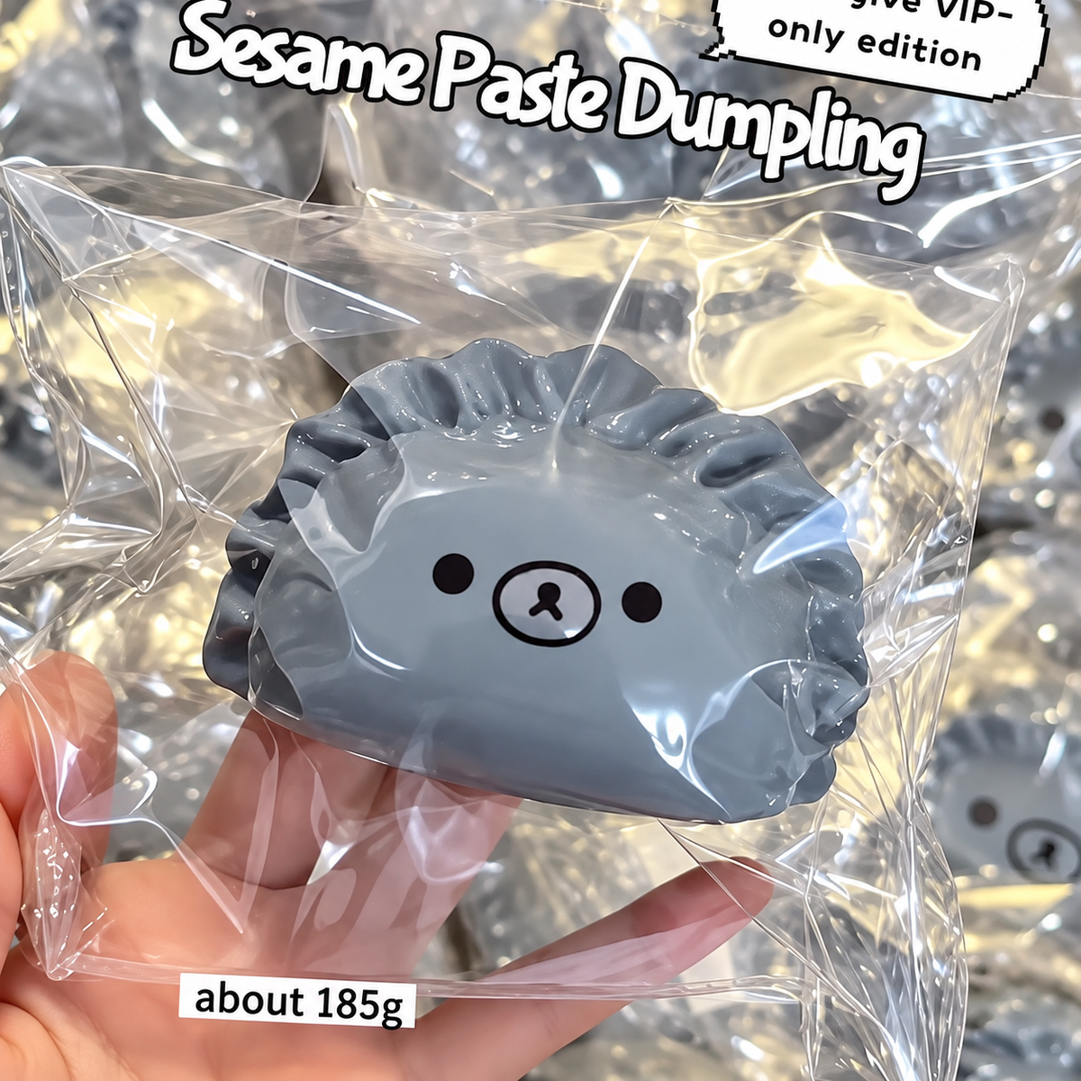 【Soft Butter】 Bear Dumpling Squishy – Available in 7 Colors