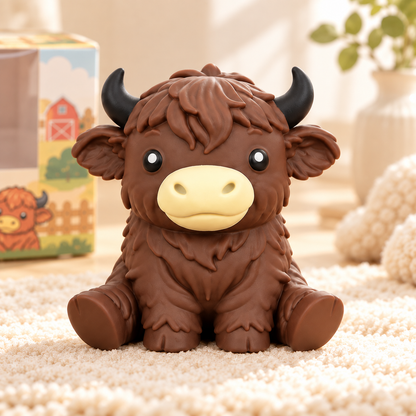 Jumbo Highland Cow Squishy Toy