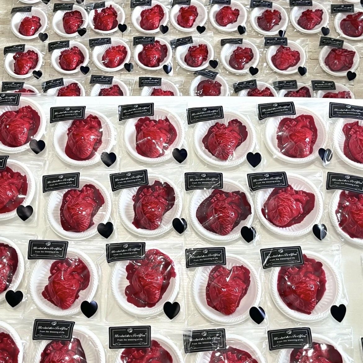 Realistic Anatomical Heart Squishy – Glossy Slow-Rising Sensory Toy
